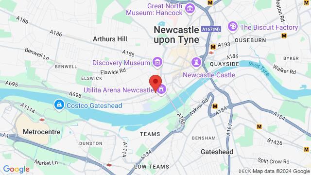 Map of the area around 11 Railway Street,Newcastle upon Tyne, Newcastle Upon Tyne, EN, GB