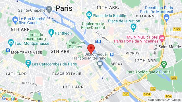 Map of the area around 18 Rue Paul Klee, 75013 Paris, France, Paris, IL, FR