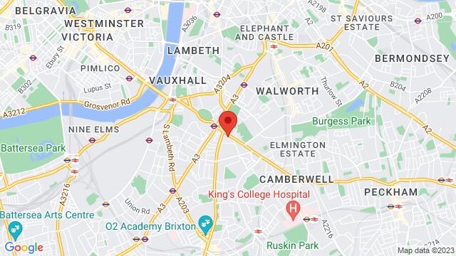 Map of the area around Kennington Business Park, Canterbury Court, 1-3 Brixton Road, SW9 6DE