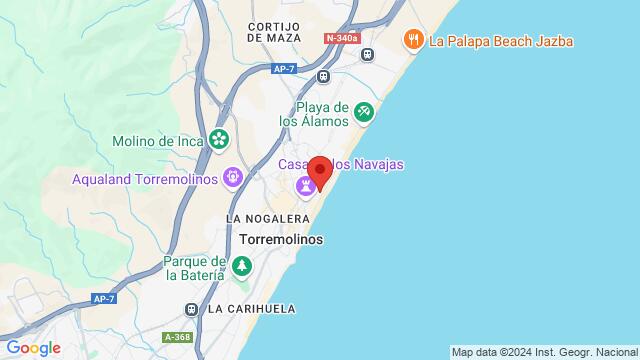 Map of the area around Hotel Sol Don Pedro, Malaga, Spain, Malaga, AN, ES