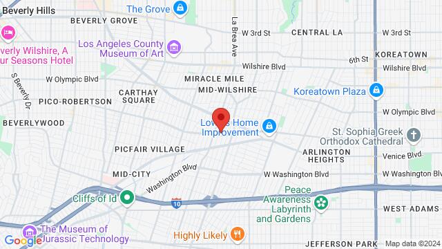 Map of the area around 5047 West Pico Boulevard, 90019, Los Angeles, CA, US