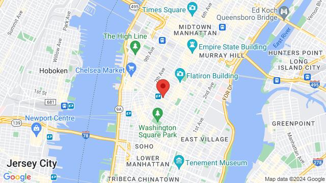 Map of the area around 39 West 14th Street, New York, NY, US