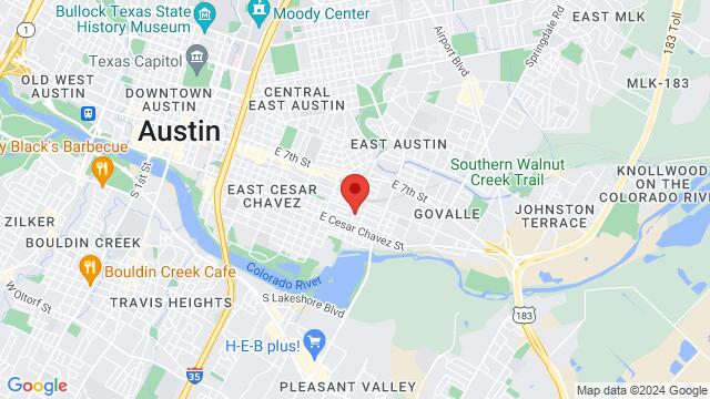 Karte der Umgebung von 209 Pedernales St,Austin, Texas, Austin, TX, US