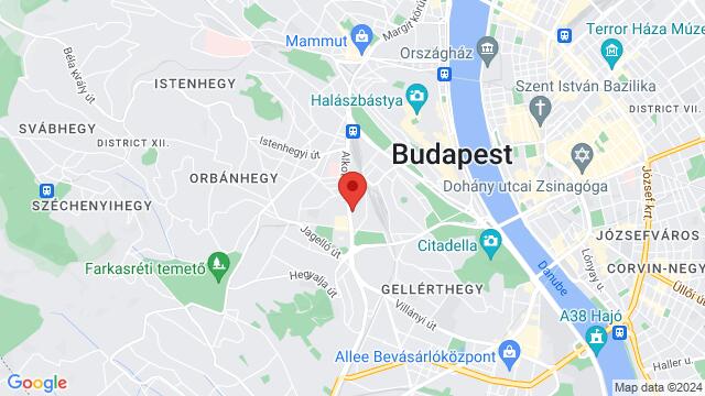 Karte der Umgebung von Testnevelési Egyetem ("K" épület), Budapest, Alkotás u. 48-50, 1123 Hungary