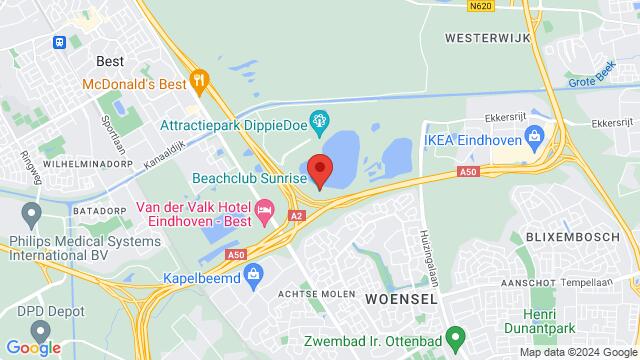 Map of the area around Ekkersweijer 3, 5681 RZ Best