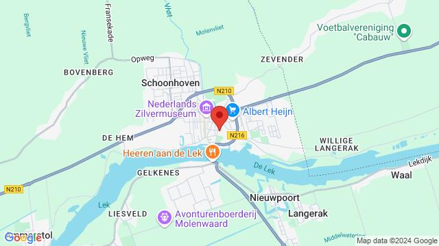 Map of the area around BARAQ, Het Bastion 5, 2871 EV Schoonhoven, Netherlands