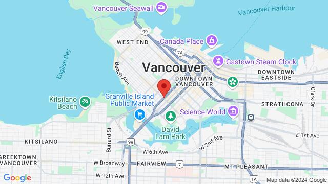 Map of the area around Sb Howe St Ns Davie St, 799 Davie St, Vancouver, BC V6Z, Canada,Vancouver, British Columbia, Vancouver, BC, CA