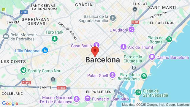 Map of the area around Carrer de Balmes, 32, Barcelona