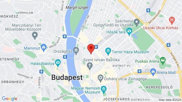 Map of the area around Bajcsy-Zsilinszky út 66, Budapest 1054, Magyarország,Budapest, Hungary, Budapest, BU, HU
