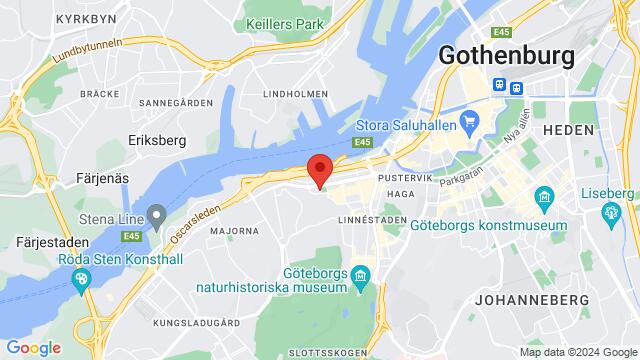 Kaart van de omgeving van Första Långgatan 32,Gothenburg, Gothenburg, VG, SE