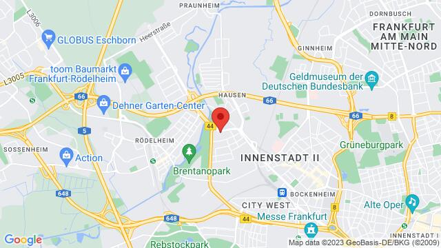 Map of the area around Am Industriehof 7, 60487, Frankfurt