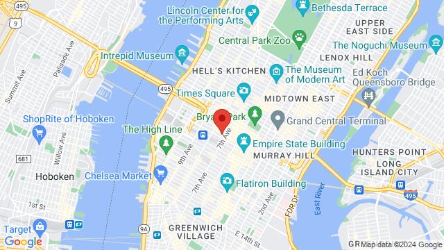 Map of the area around 224 W 35th St, 224 W 35th St, New York, NY, 10001-2501, United States