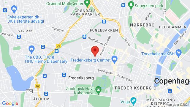 Karte der Umgebung von Nyelandsvej 75A, 2000 Frederiksberg, Danmark,Frederiksberg, Frederiksberg, Denmark, Frederiksberg, SF, DK