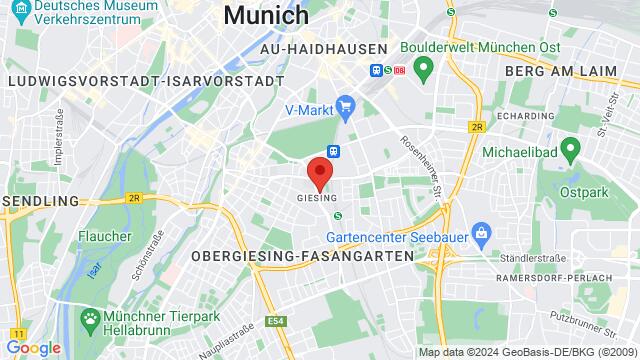Kaart van de omgeving van Schlierseestr 47, Munich, Bayern