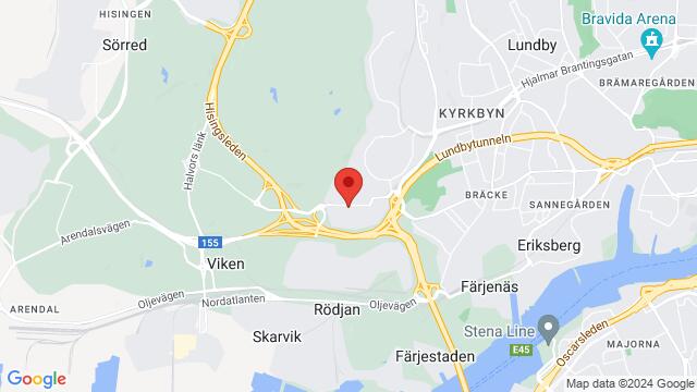 Kaart van de omgeving van Ruskvädersgatan 20, 418 34 Göteborg, Sweden