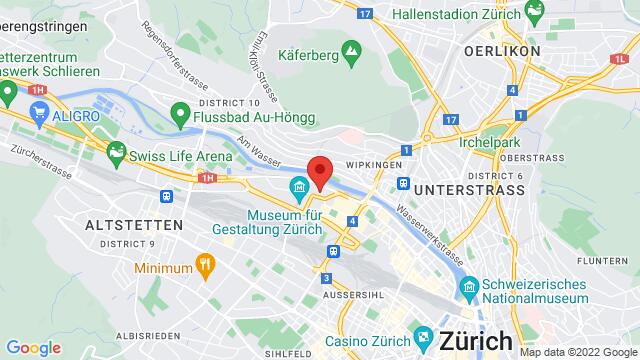 Carte des environs Club Silbando, Förrlibuckstrasse 62, 8005 Zürich