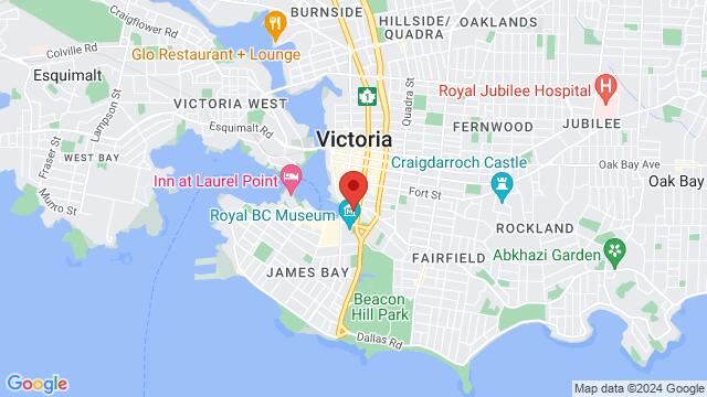 Map of the area around 720 Douglas St, V8W 3M7, Victoria, BC, Canada
