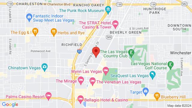 Carte des environs 3000 S Las Vegas Blvd,Las Vegas,NV,United States, Las Vegas, NV, US