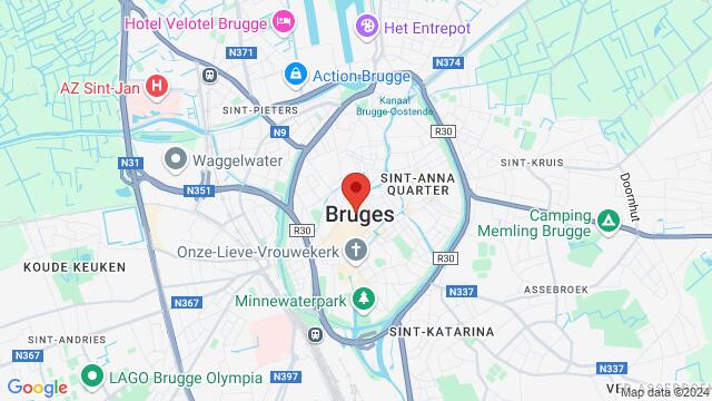 Mapa de la zona alrededor de Binnenweg 4, 8000 Brugge, België,Brugge, Belgium, Brugge, WV, BE