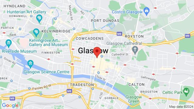Karte der Umgebung von 36 Renfield Street, G2 1LU Glasgow, United Kingdom, Glasgow, United Kingdom, Glasgow, SC, GB
