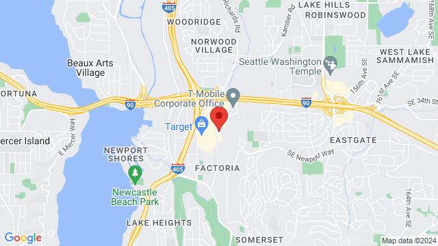 Map of the area around Flamenco Haven, 4000 Factoria Boulevard Southeast, Bellevue, WA 98006, Bellevue, WA, 98006, United States