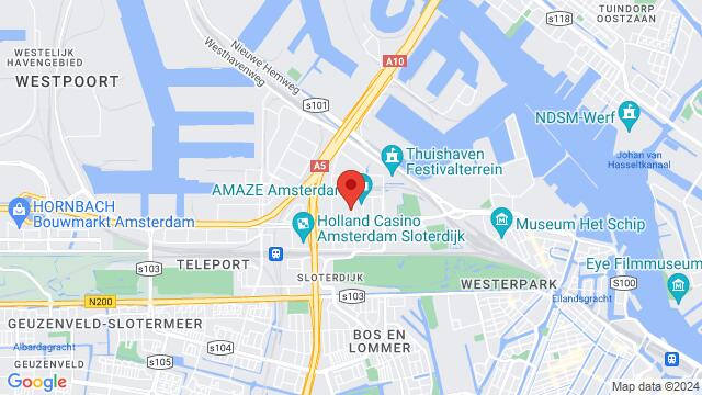 Map of the area around Isolatorweg 29, 1014 AS Amsterdam, Nederland,Amsterdam, Netherlands, Amsterdam, NH, NL
