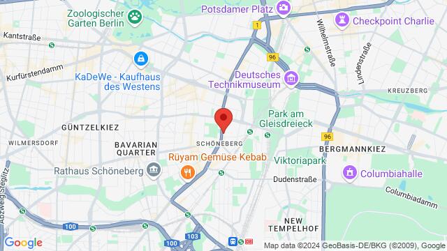 Map of the area around Potsdamer Straße 199, 10783 Berlin, Deutschland,Berlin, Germany, Berlin, BE, DE