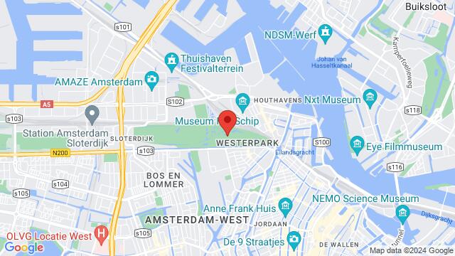 Mapa de la zona alrededor de Klönneplein 4, 1014 DD Amsterdam, Nederland,Amsterdam, Netherlands, Amsterdam, NH, NL