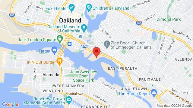 Mapa de la zona alrededor de Brooklyn Basin, 288 9th Ave, Oakland, CA, United States
