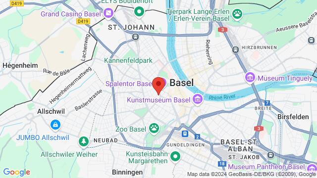 Map of the area around Spalentorweg 11, 4051 Basel Basel-Stadt, Schweiz,Basel, Switzerland, Basel, BS, CH